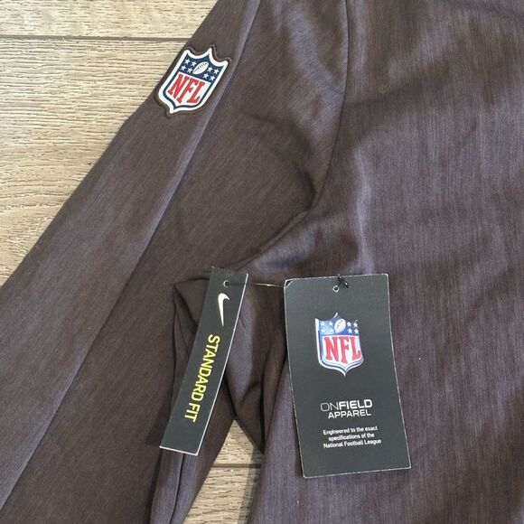 Nike On-Field NFL Cleveland Browns Sweater Men’s XL 1/4 Zip Pullover Athletic - Picture 4 of 9
